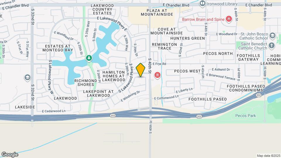 3901 E Nighthawk Wy Map and Location Details