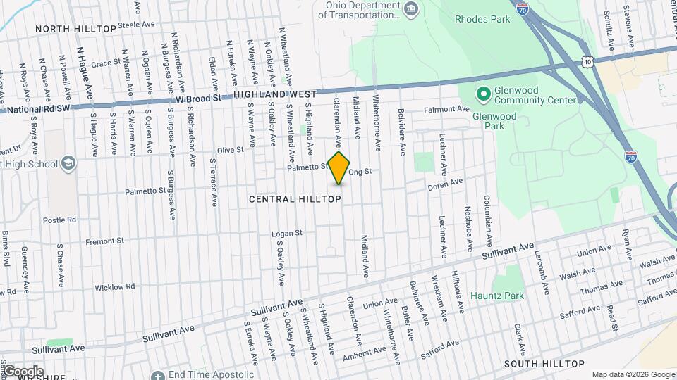 219 Clarendon Ave Mapa y Detalles de la Ubicación