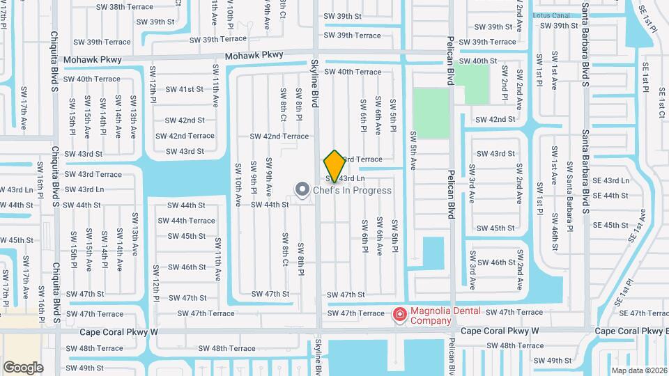 4330 SW 7th Pl Map and Location Details