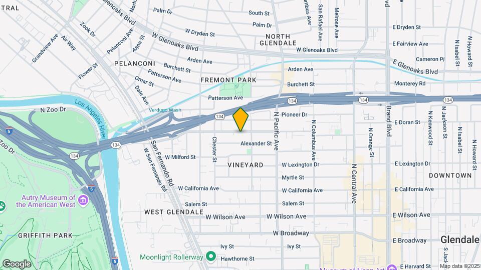 620 W Doran St Map and Location Details