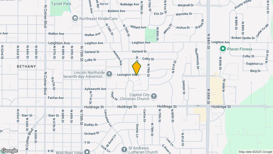 1821 Ridgehaven Ct Map and Location Details