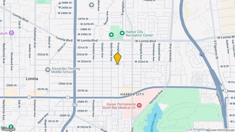 25323-25327 Frampton Ave Map and Location Details