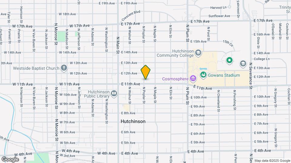 200 E 11th Ave Map and Location Details