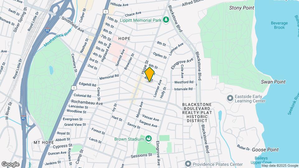 100 Lauriston St, Unit 100 Map and Location Details