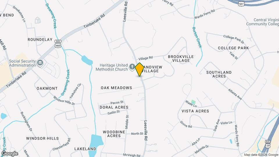 586 Leesville Rd Map and Location Details