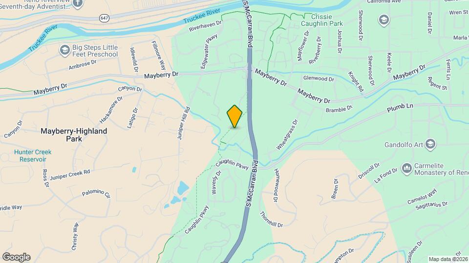 709 Caughlin Glen Map and Location Details