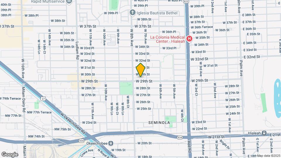 741 W 29th St Map and Location Details