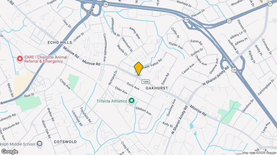 4911 Monroe Rd Map and Location Details