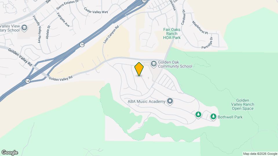 25151 Golden Maple Dr Mapa y Detalles de la Ubicación