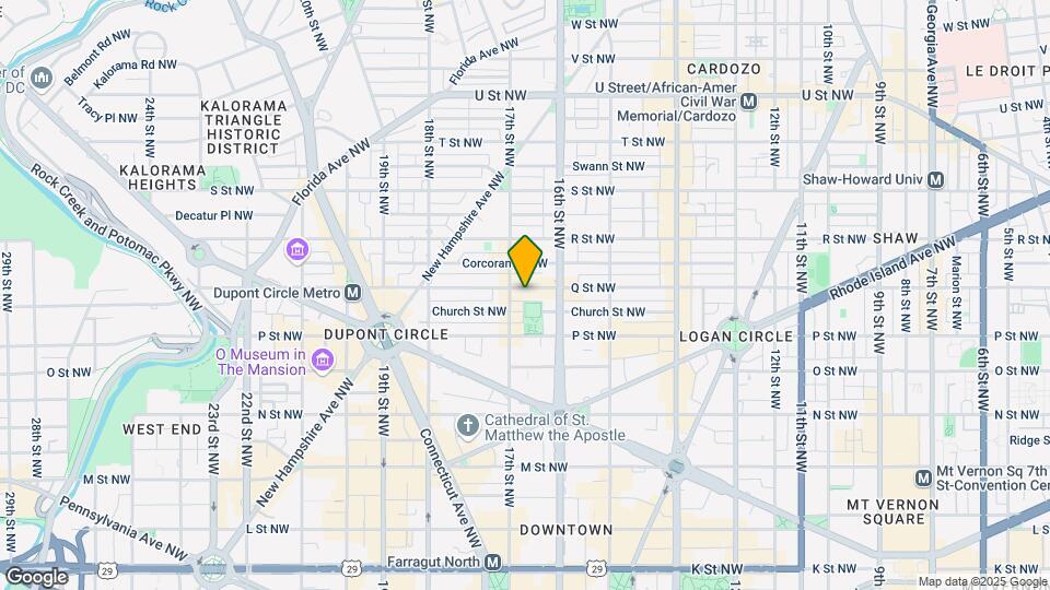 1618 Q St Apartments Mapa y Detalles de la Ubicación