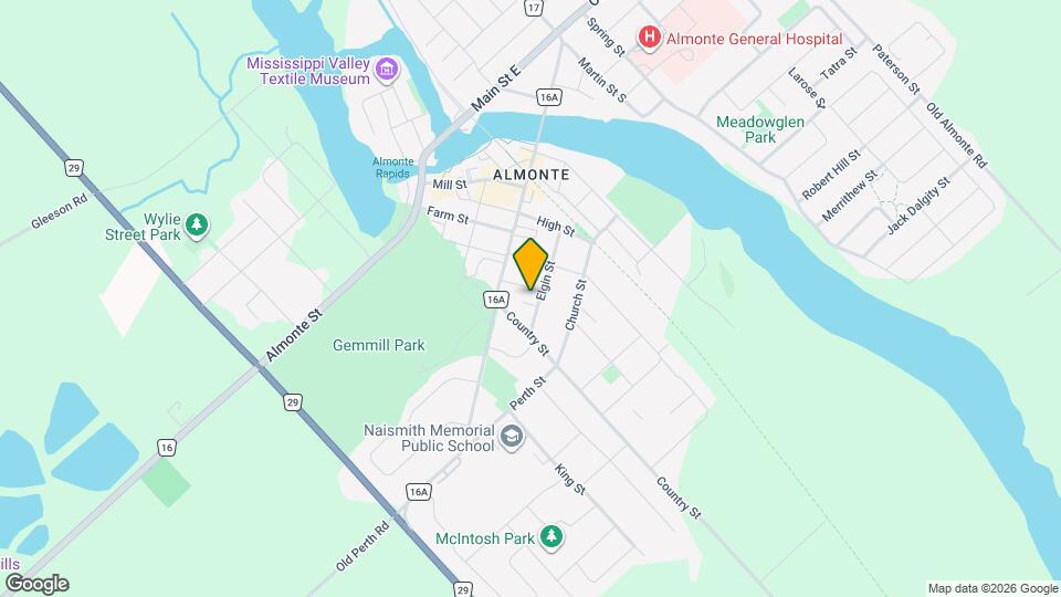 154 Elgin St Map and Location Details