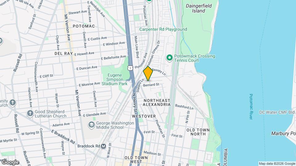 1507 Portner Rd Map and Location Details