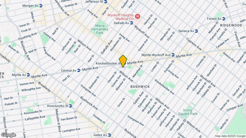 1287 Greene Ave Map and Location Details