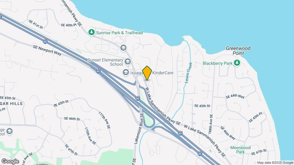 4356 W Lake Sammamish Pkwy SE Map and Location Details