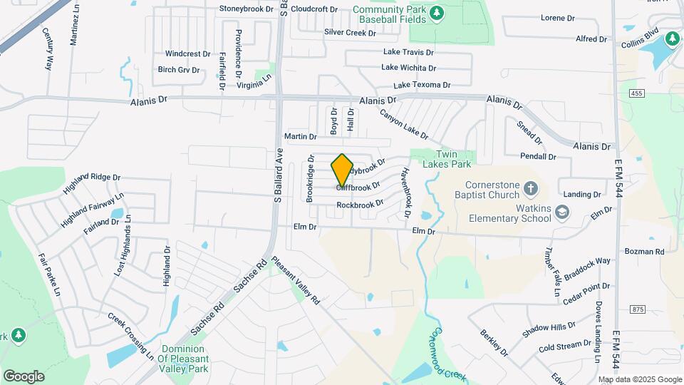 116 Cliffbrook Dr Map and Location Details
