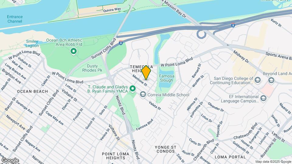 4350 Mentone St Map and Location Details