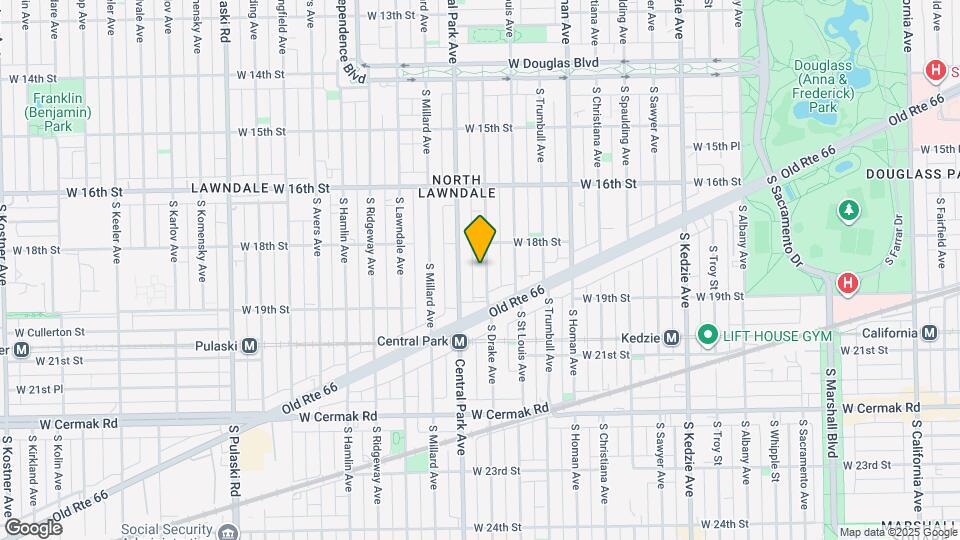 1826 S Drake Ave Map and Location Details