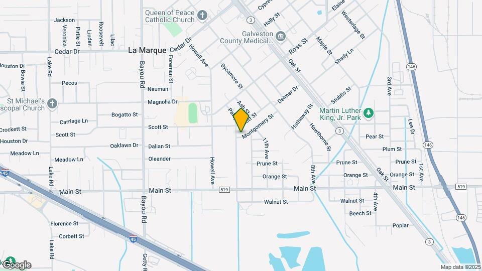1334 Montgomery St Map and Location Details