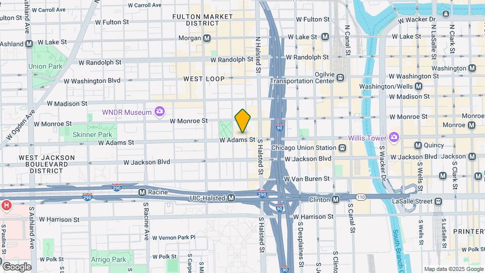 842 W Adams St Mapa y Detalles de la Ubicación