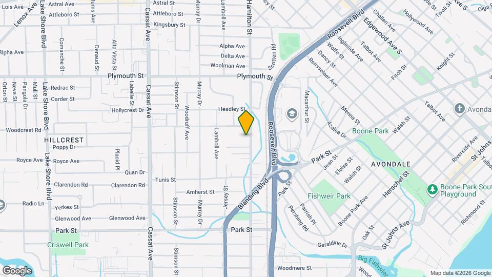 1324 Hamilton St Map and Location Details