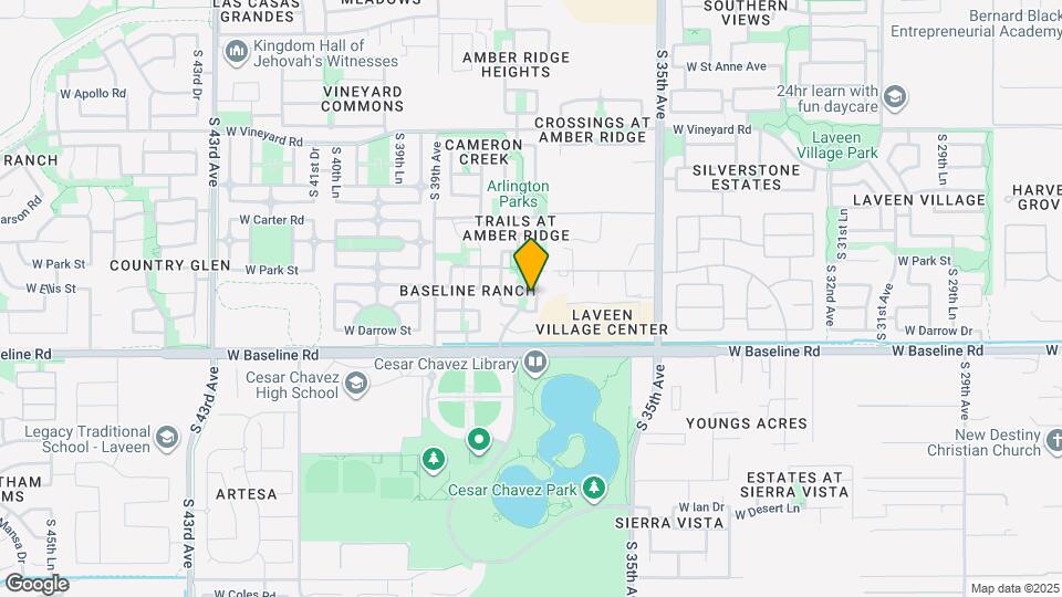 7408 S 37th Dr Map and Location Details