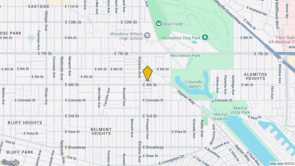 4445 E 4th St Mapa y Detalles de la Ubicación