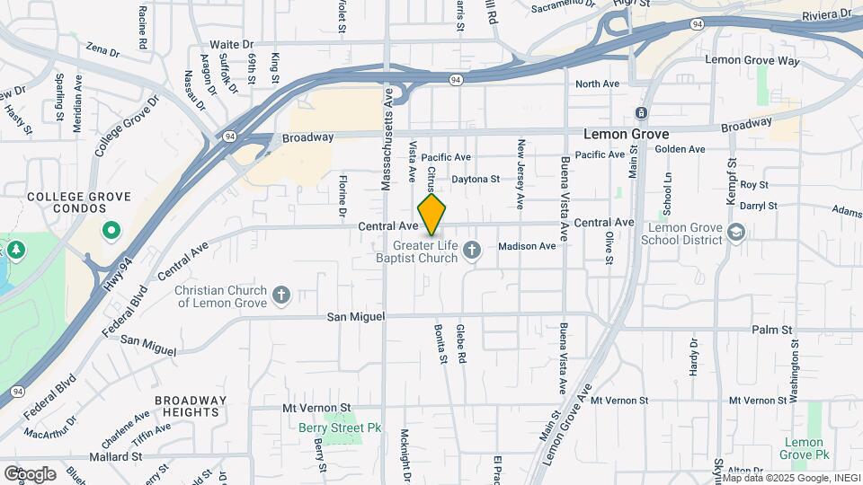 7309 Central Ave, Unit D Map and Location Details