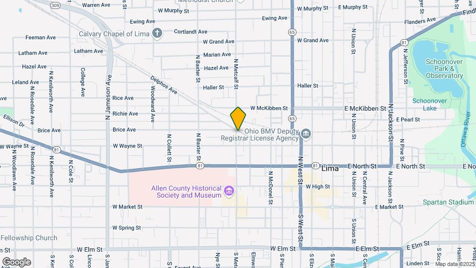 627-631 Brice Ave Map and Location Details