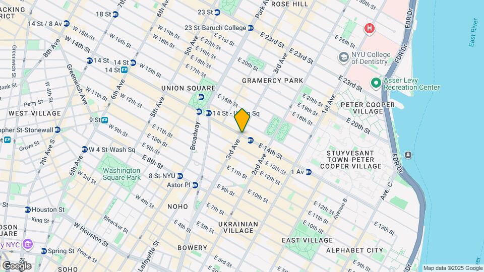 200 E 14th St Map and Location Details