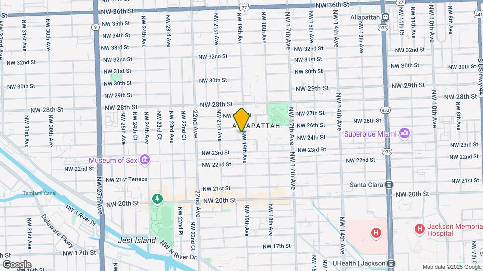 2412 NW 19th Ave Map and Location Details