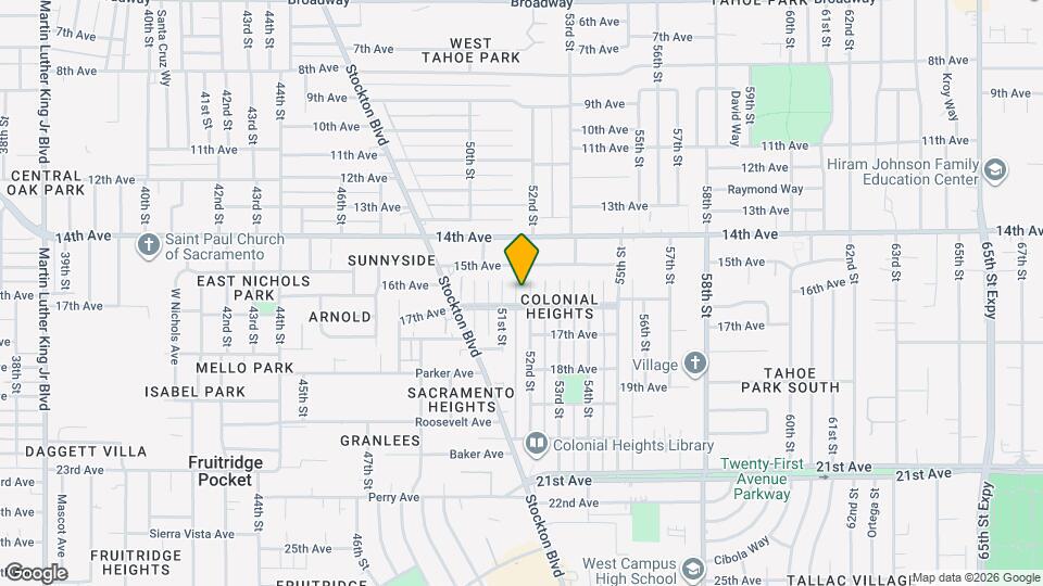 4028 52nd St Map and Location Details