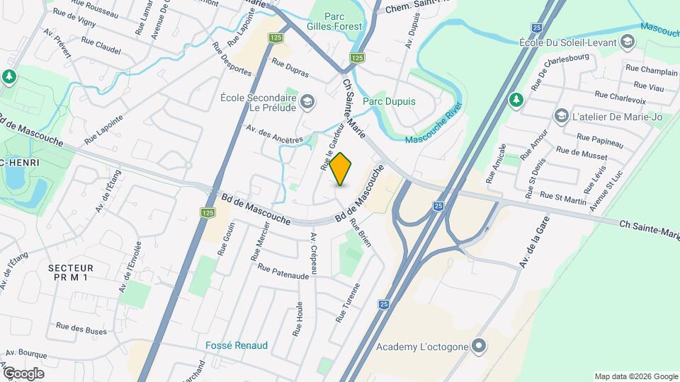 960 Locas Rue Map and Location Details