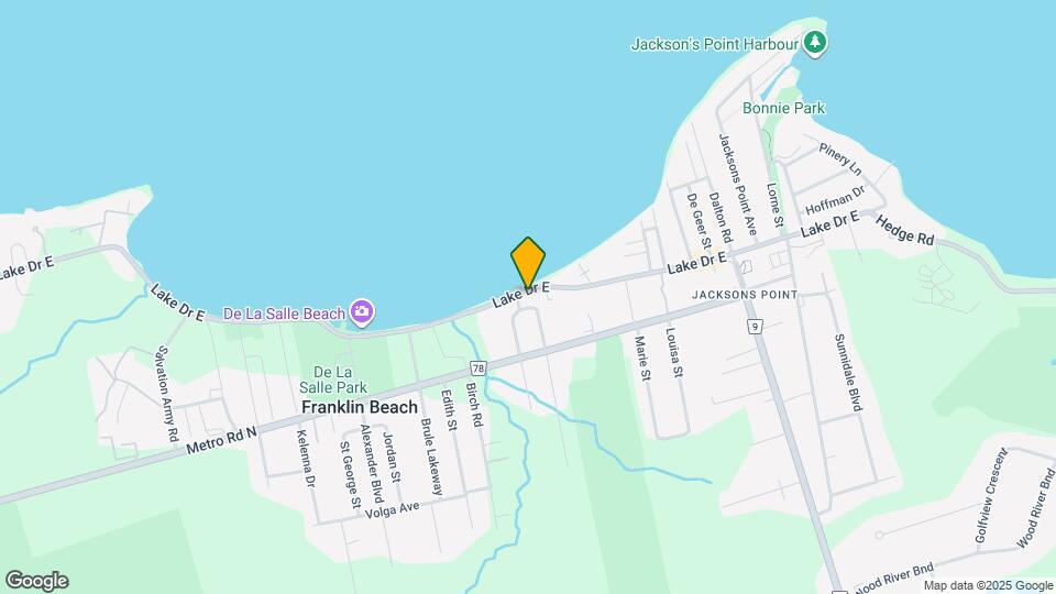 851 Lake Dr E Map and Location Details