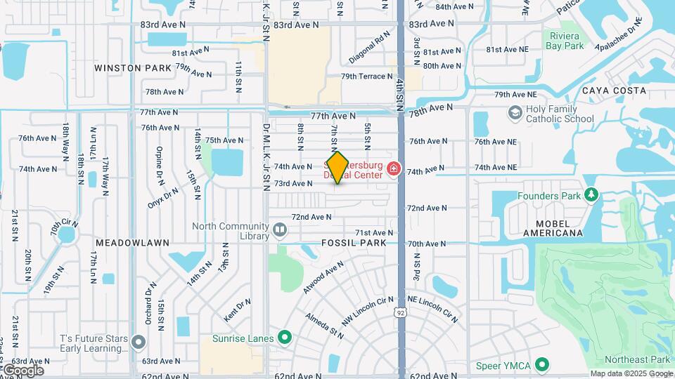 692 73rd Ave N Map and Location Details