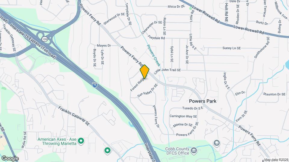 629 Forest Ridge Dr Map and Location Details