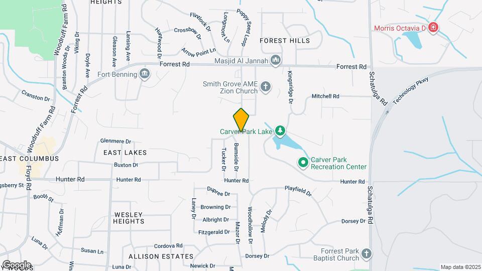 6916 Bradshaw Dr Map and Location Details