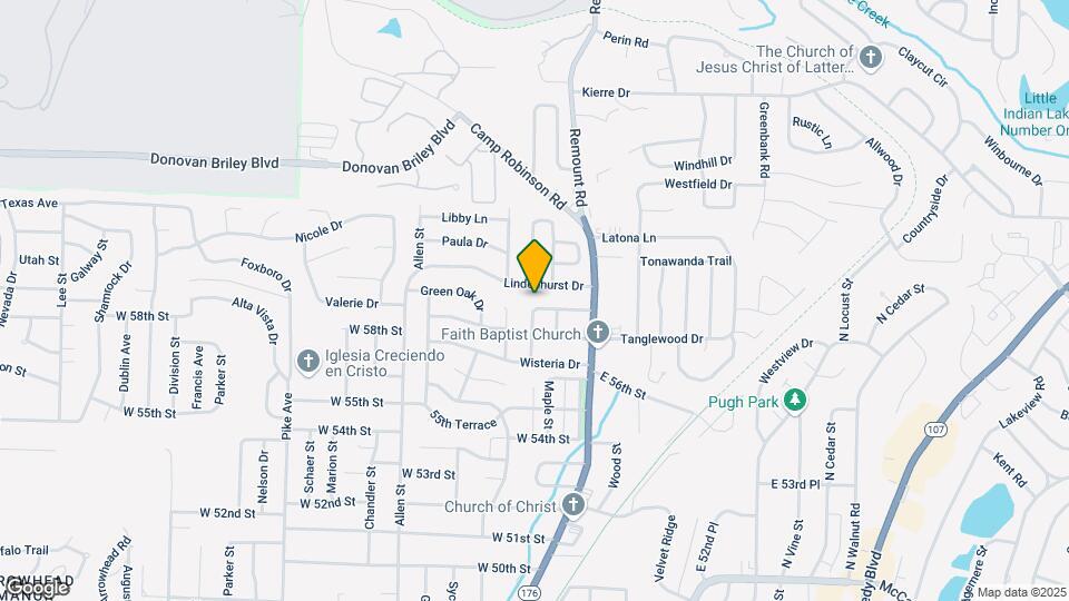209 Bluebell Dr Mapa y Detalles de la Ubicación