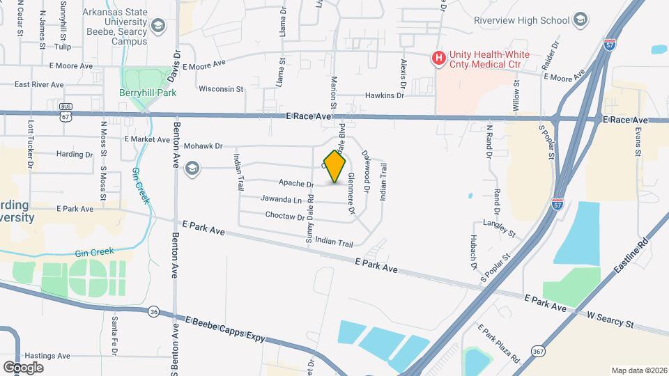 5 Apache Dr Map and Location Details