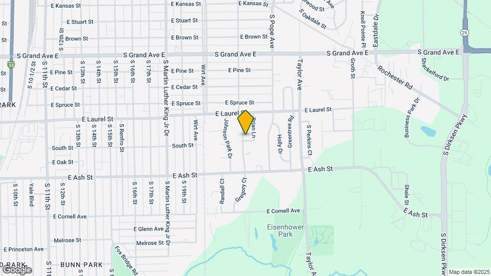 1854 Gregory Ct Map and Location Details