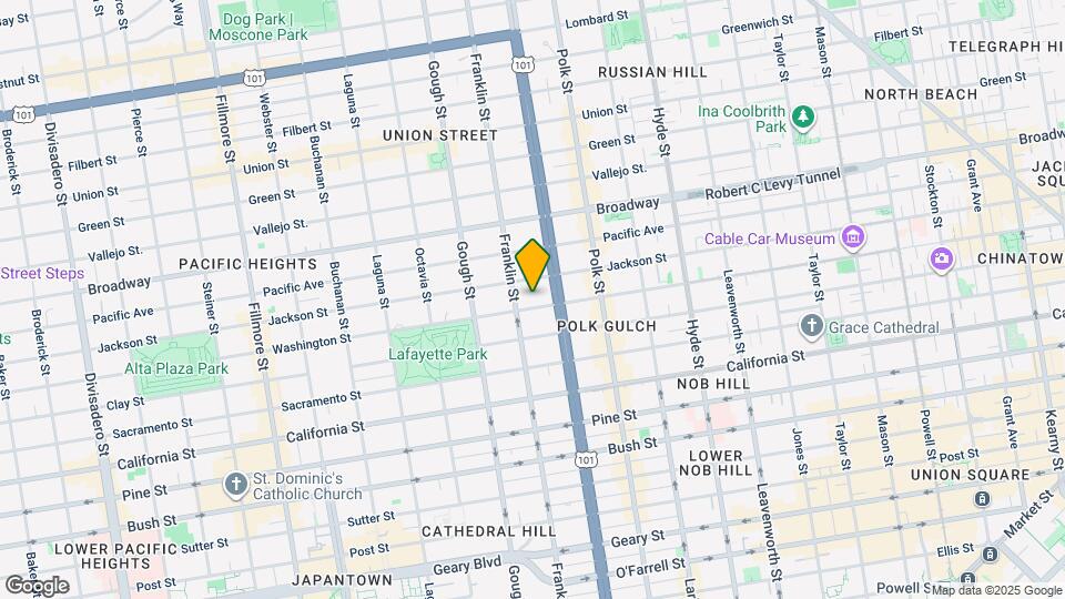 1860 Washington St Map and Location Details
