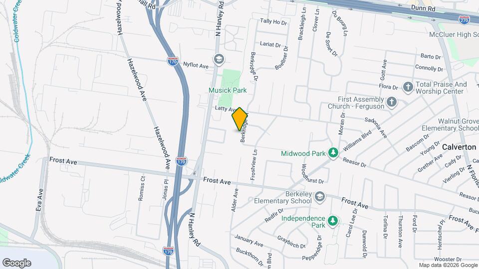 6917 Berkridge Ct Map and Location Details