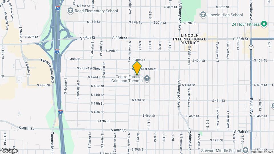 4124 S M St Mapa y Detalles de la Ubicación