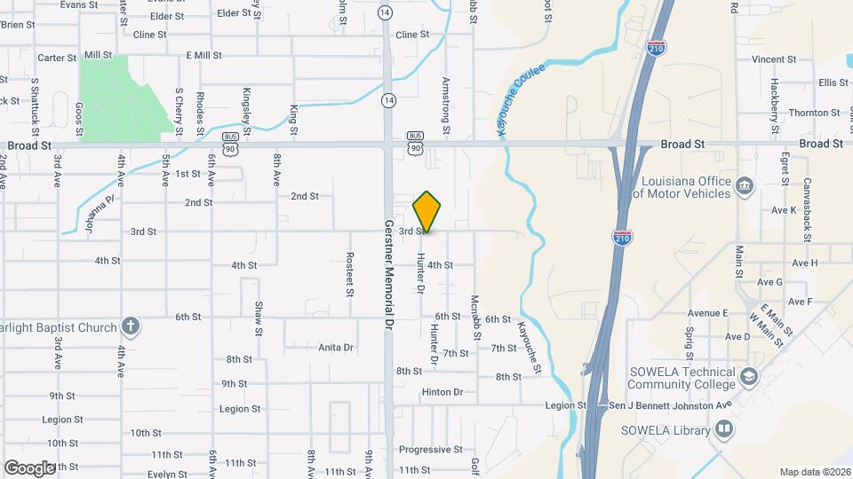 1105 Hunter Dr Map and Location Details