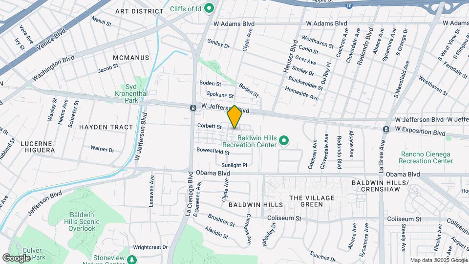 5640-5650 Corbett St Map and Location Details