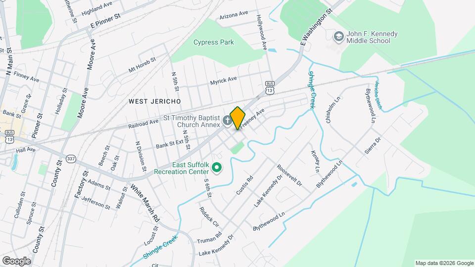 1709 Freeney Ave Mapa y Detalles de la Ubicación