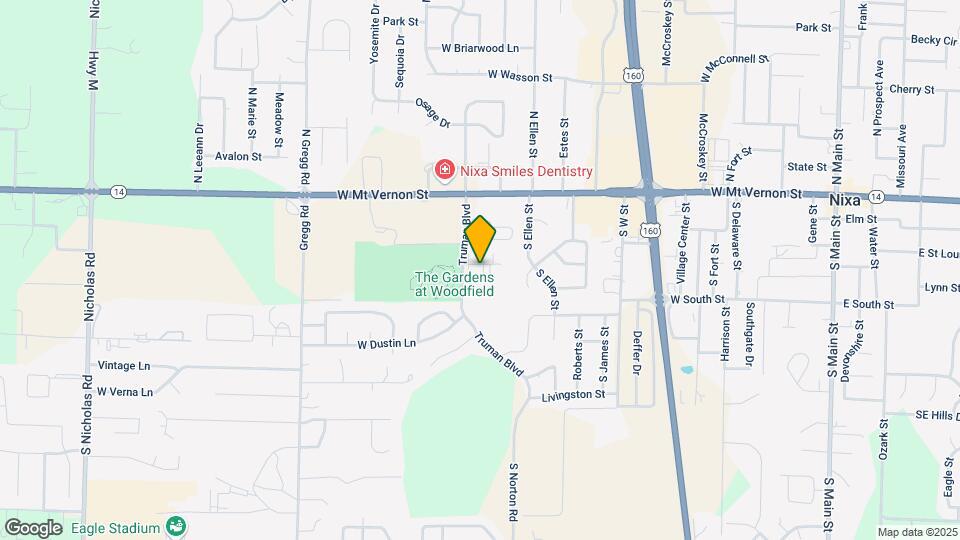 Nixa Place Apartments Map and Location Details