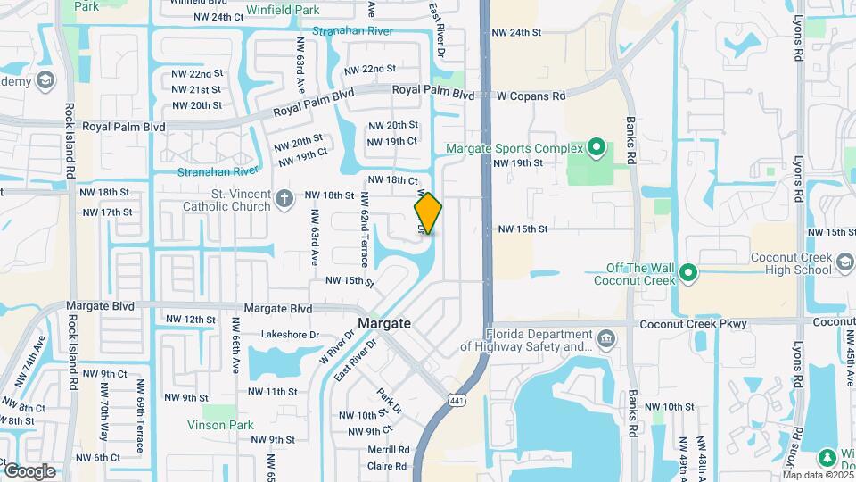 1612 W River Dr Map and Location Details