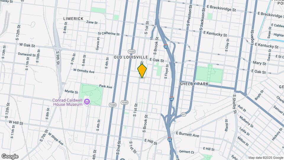 1267 S 1st St Map and Location Details