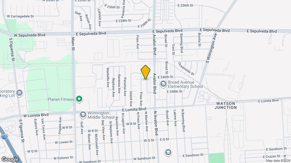 24617 Marine Ave Map and Location Details