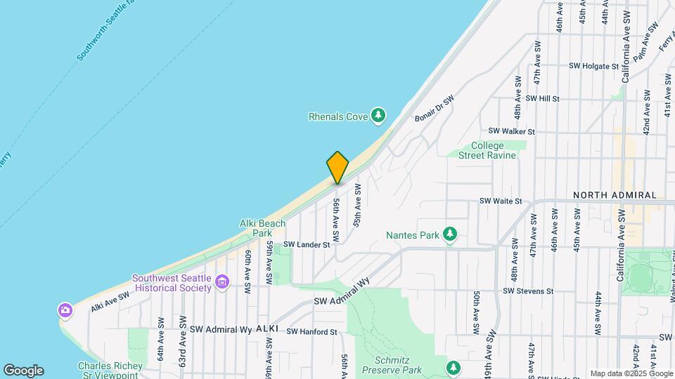 2430 Alki Ave SW Map and Location Details
